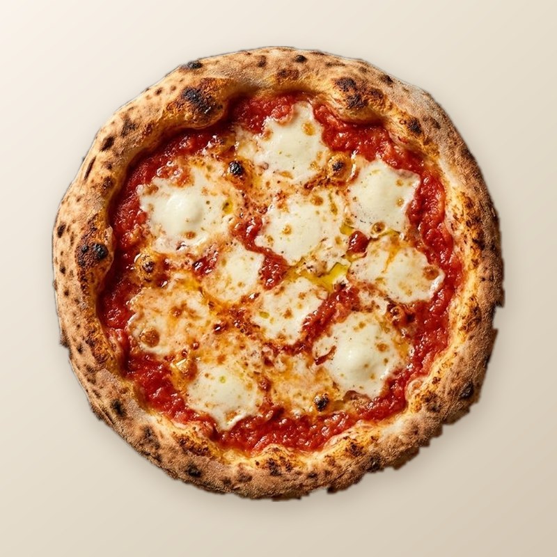 Pizza Margherita, Tomatensauce, Mozzarella, Benno’s Pizza Seevetal